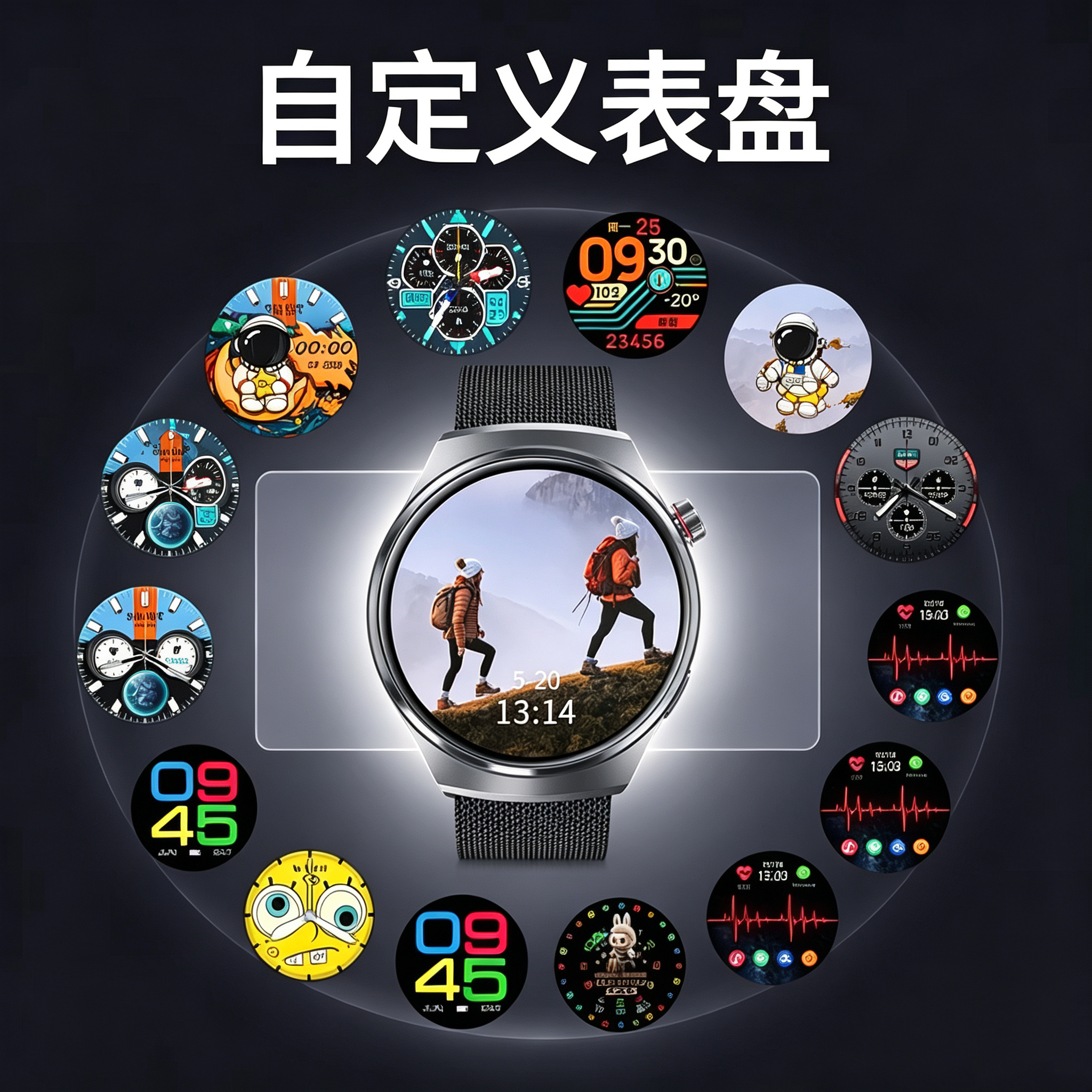 爱国者V8-自定义表盘